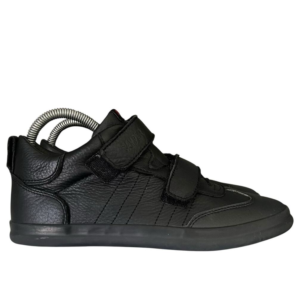 Camper Shoes Women Size 7 Black Double Strap Leather Sneaker K900197